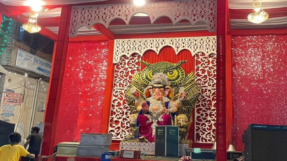 Ganesh Chaturthi 2022 decorations pandals and temples in agra