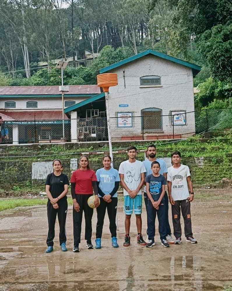 Seven players of Hamirpur will participate in the national corfball competition