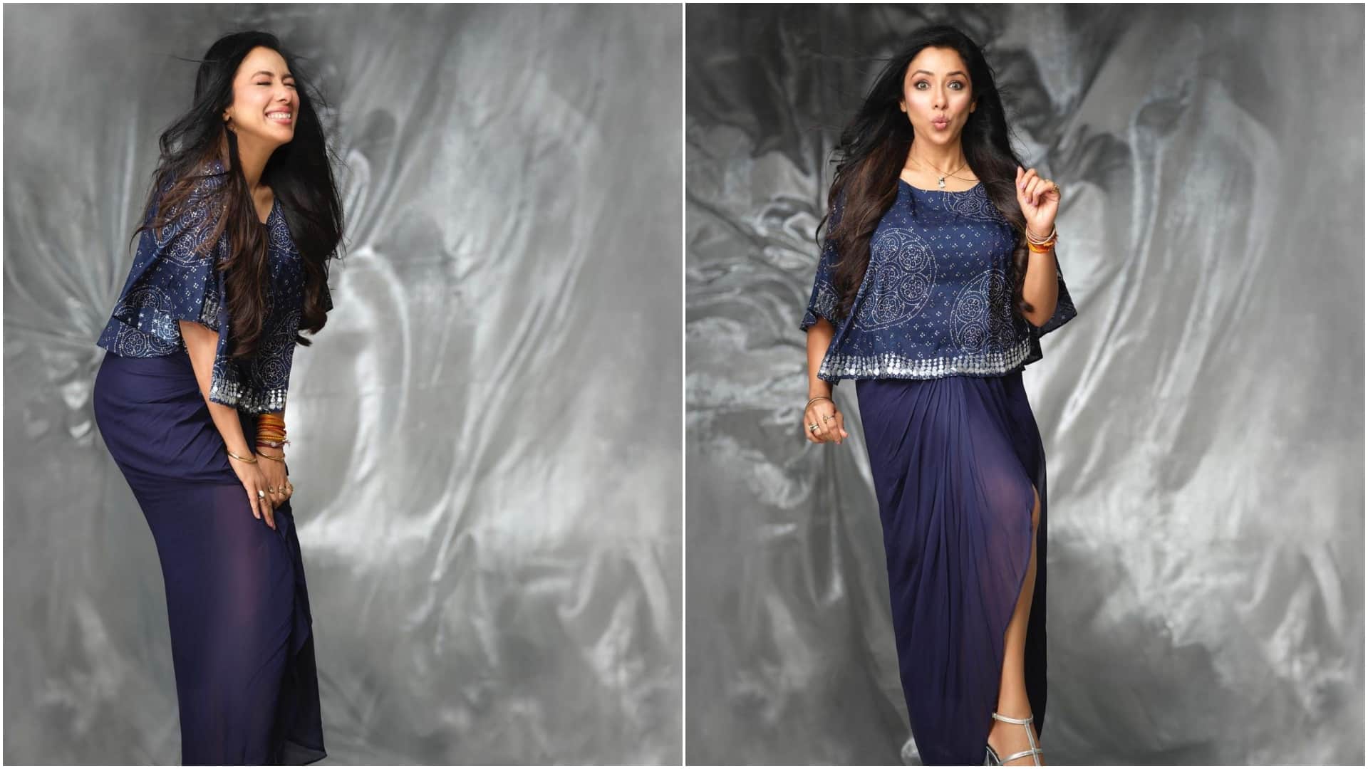 anupamaa lead actress rupali ganguly garba dance in vanity van video goes viral on social media