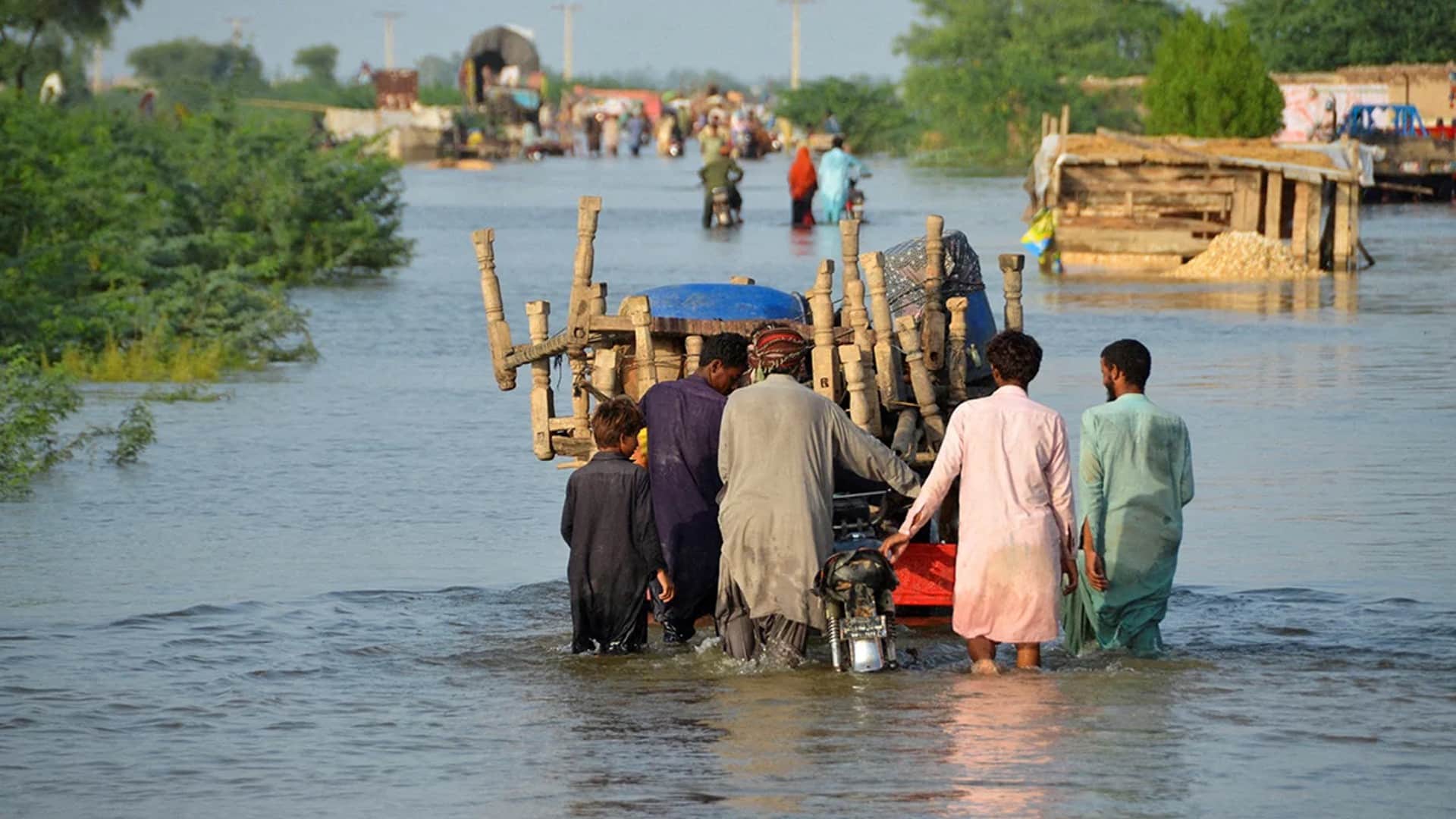 Pakistan floods: One third of Pakistan submerged, more than 30 million people homeless, more than 1100 killed