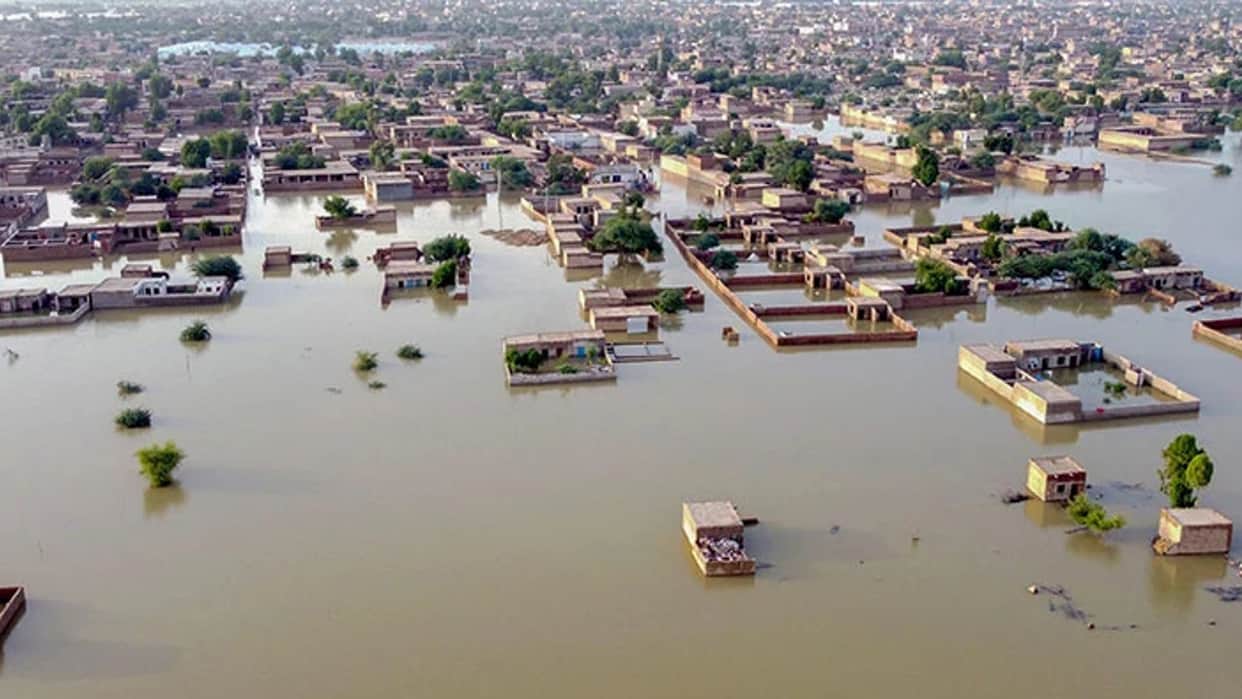 Pakistan floods: One third of Pakistan submerged, more than 30 million people homeless, more than 1100 killed