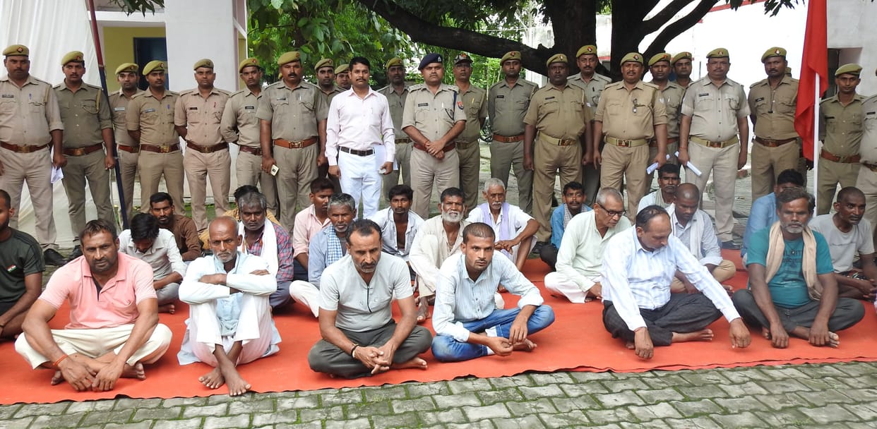 6 wanted and 36 warranty arrested