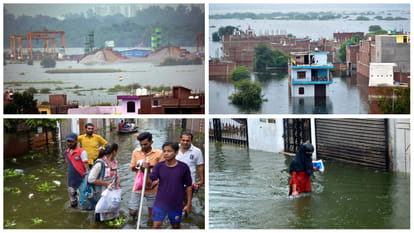 rise in the water level of Ganga-Yamuna has stopped but problems remain