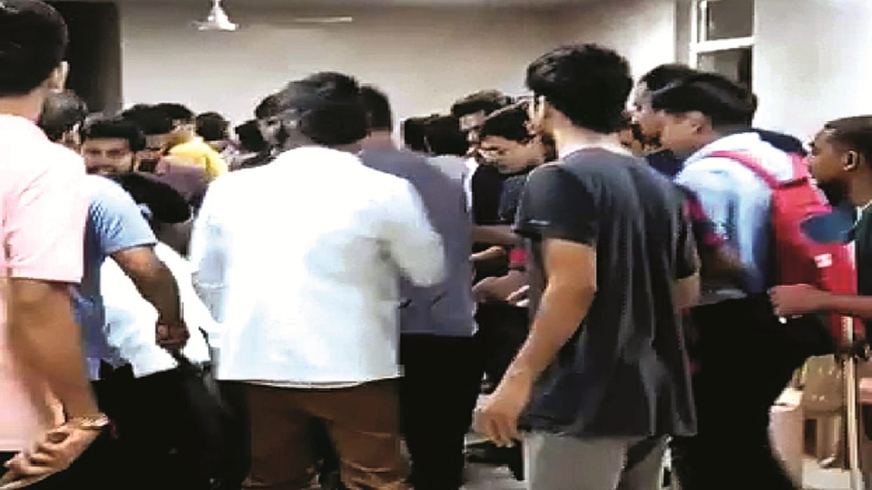 After demolition patients admitted in trauma center shifted to other wards
