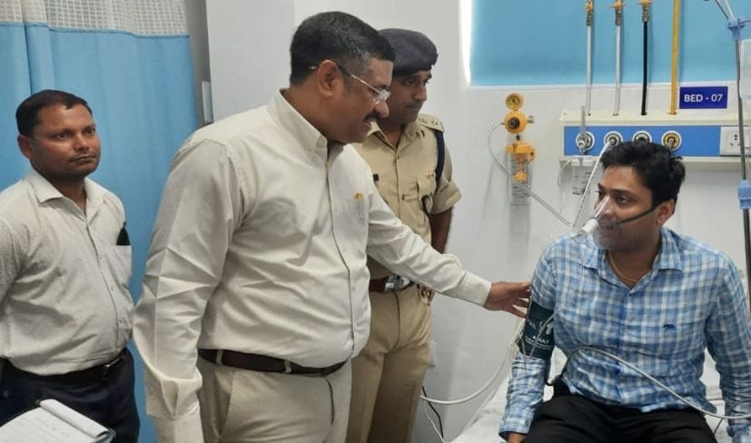 Leakage of poisonous gas, 47's health deteriorated