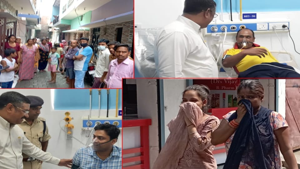 Uttarakhand News: Poisonous chlorine Gas leak from cylinder in rudrapur 34 people admit in hospital photos