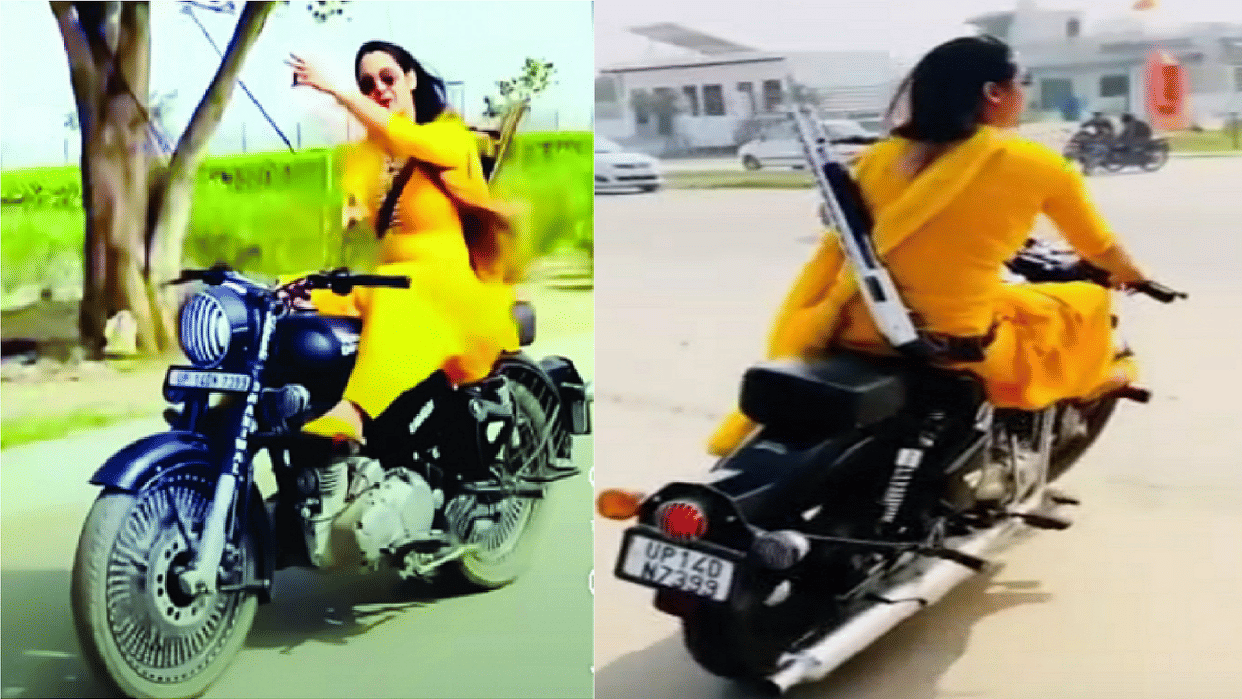 Bullet Rani slaps female constable after hitting scooty, Ghaziabad police arrested
