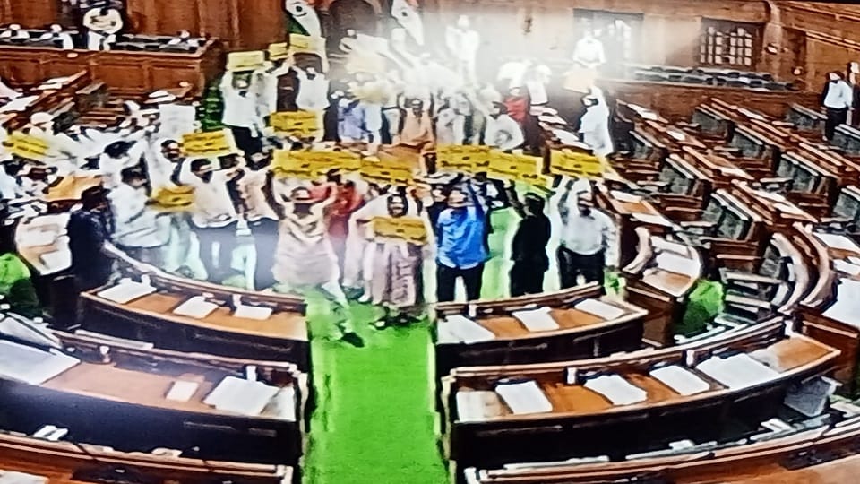 BJP and AAP MLAs raised slogans during special session in Delhi Assembly