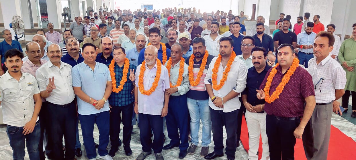 Vikram Singh Salathia became the chairman of the Board of Trade Udhampur
