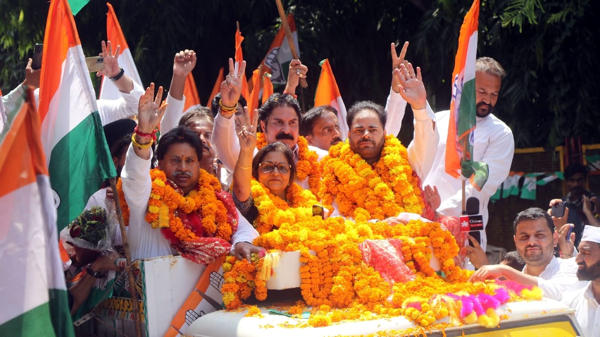 Congress rally in jammu Rajni Patil and Vikar Rasool vani target ghulam nabi azad