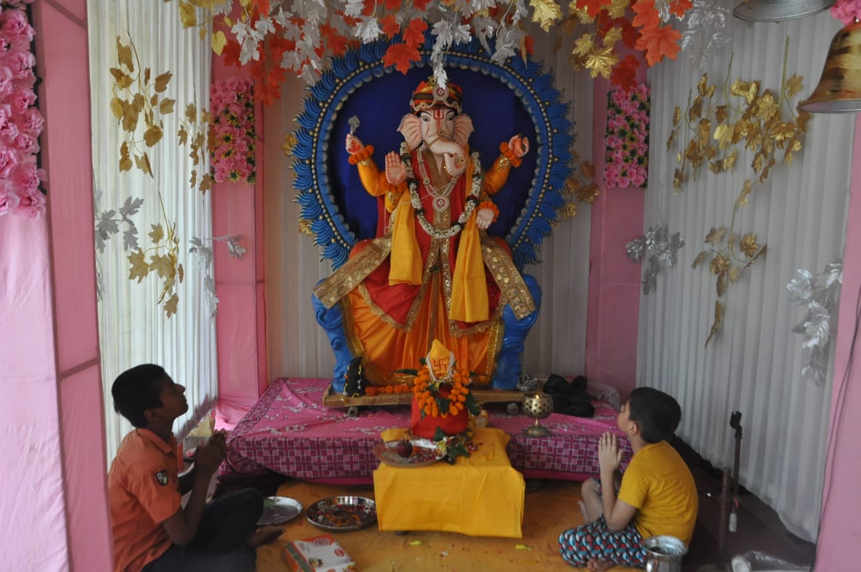 Ganpati Bappa Morya's cheers echoed as soon as the doors opened