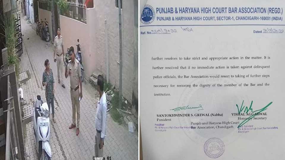 Haryana Police reached the house of advocate of loving couple in Punjab