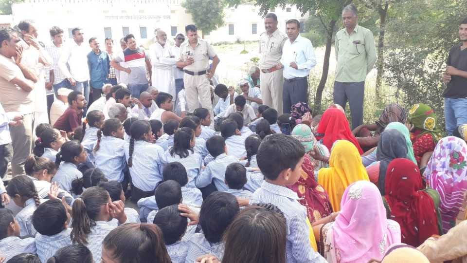 Villagers lock school in protest against transfer of teachers in Rewari