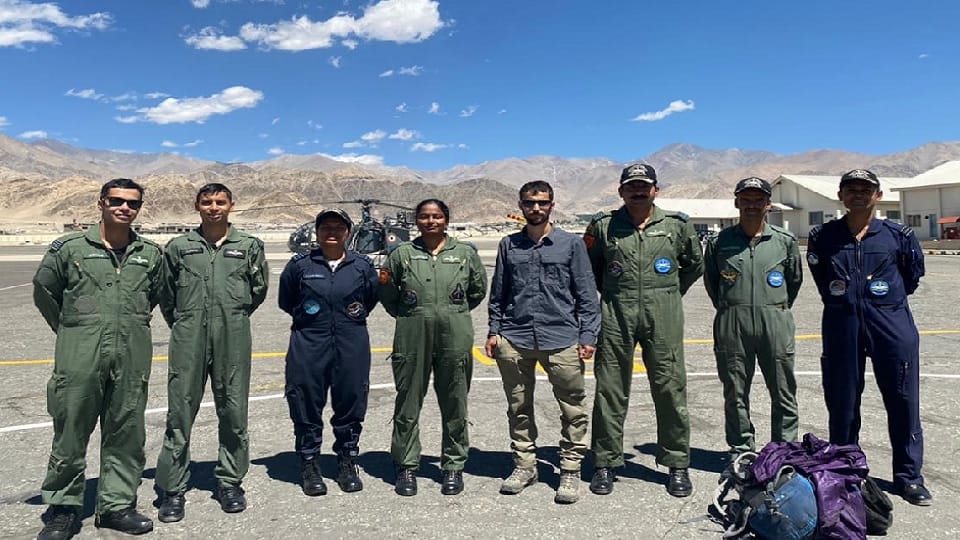 IAF rescues Israeli national from high-altitude area in Ladakh