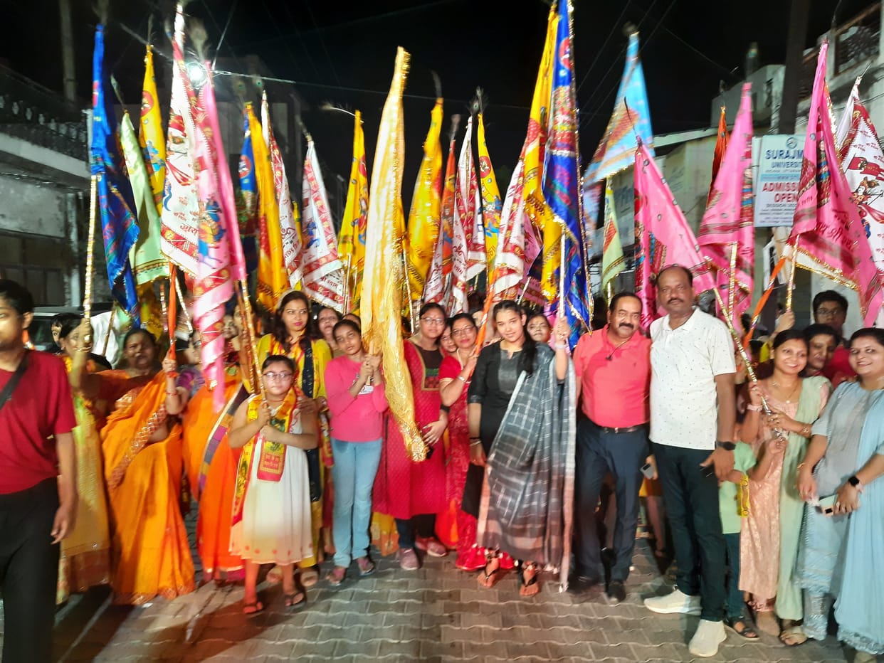 Nishan Yatra taken out, today the court of Khatu Shyam will be decorated