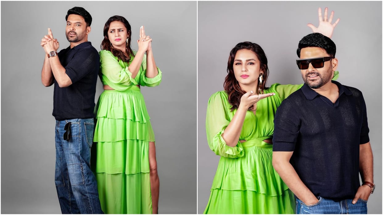 Kapil Sharma shared photos with Huma Qureshi and asked fans about his new project with actress