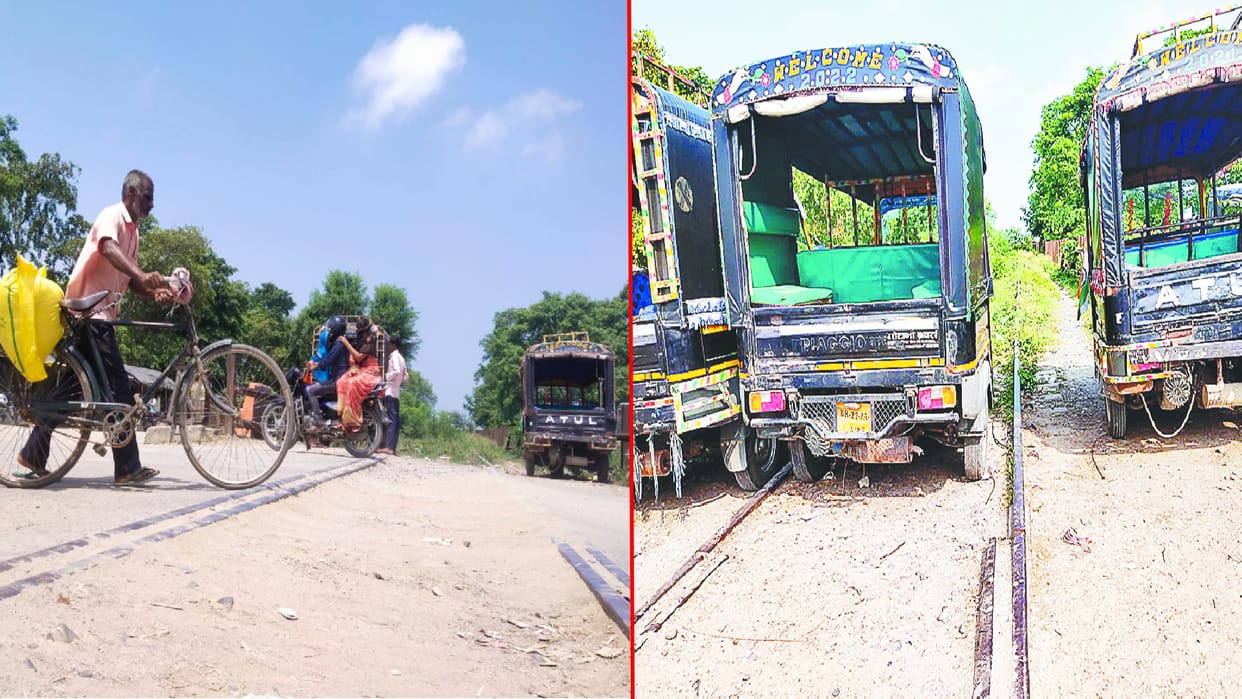 tempo started running on track on which train was to be run in kushinagar
