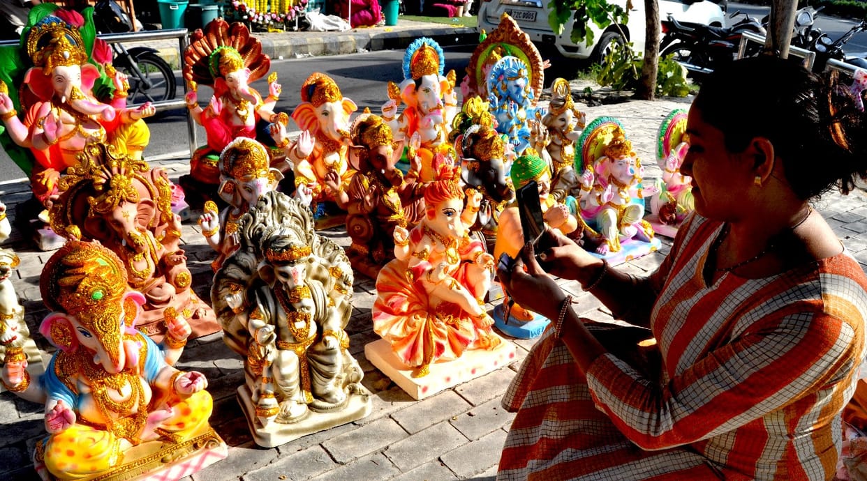 oday Gajanan will sit in homes and pandals, devotees ready to welcome