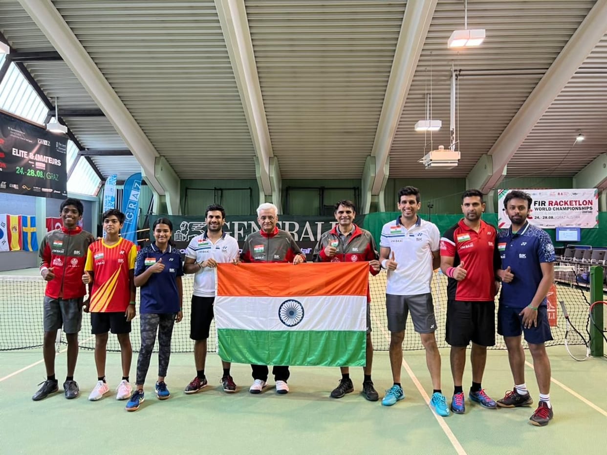 Siddharth of Panipat won the Racketlon Championship by defeating Britain