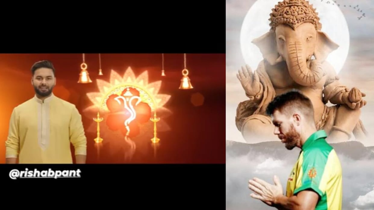 Virat Kohli, Rishabh Pant and David Warner shares wishes on Ganesh Chaturthi