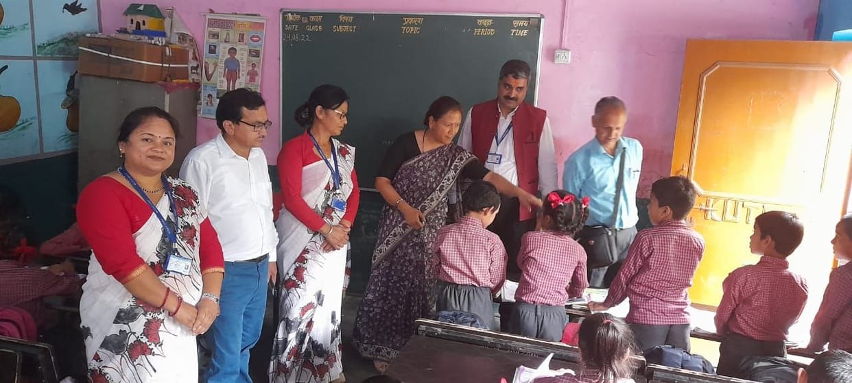 Inspection By Basic Education Director Vandana Garbyal