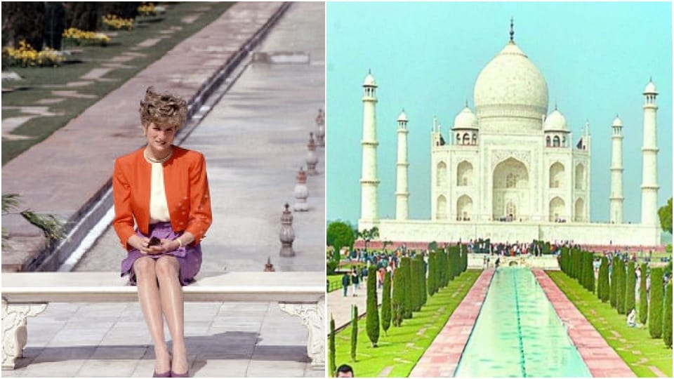 princess Diana left her mark forever in the Taj Mahal as Diana bench
