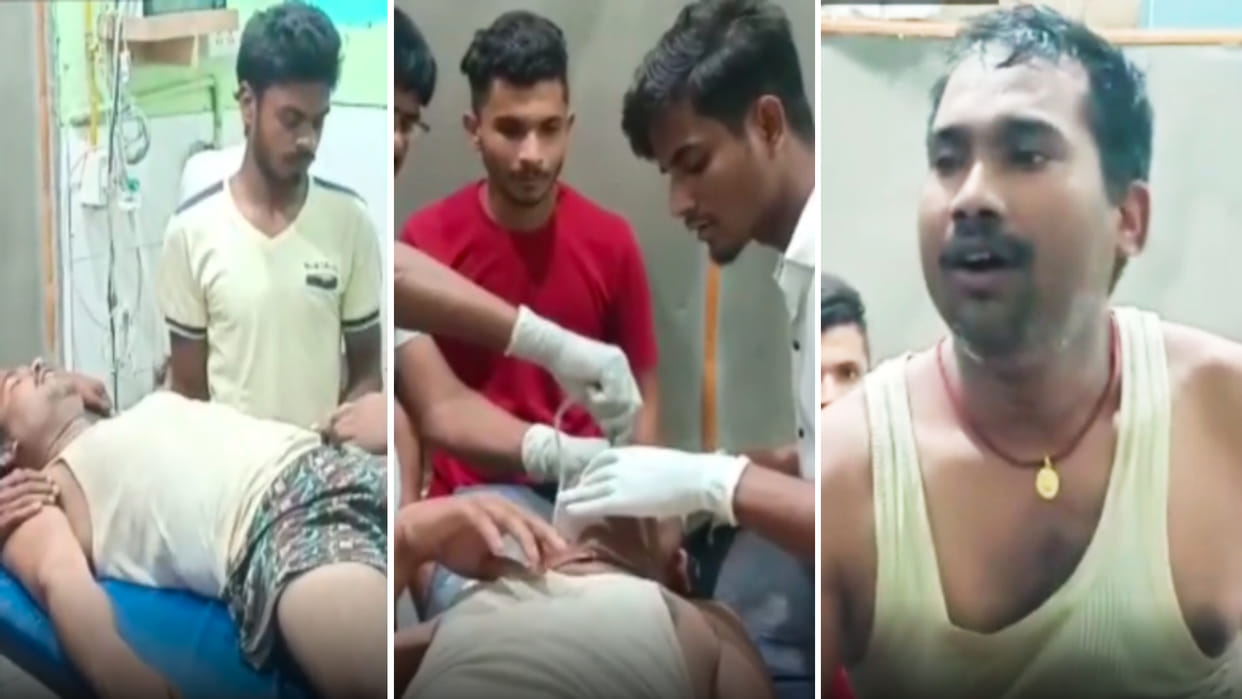 young man ate 20 pills of medicine together hospitalized in nalanda