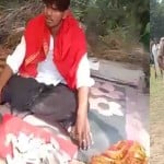 आरोपी को पुलिस ने हिरासत में लिया