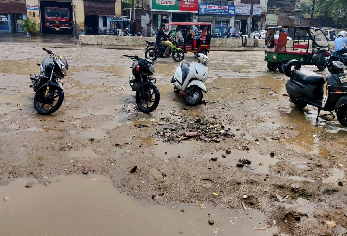 Humidity increased due to rain, people remained upset