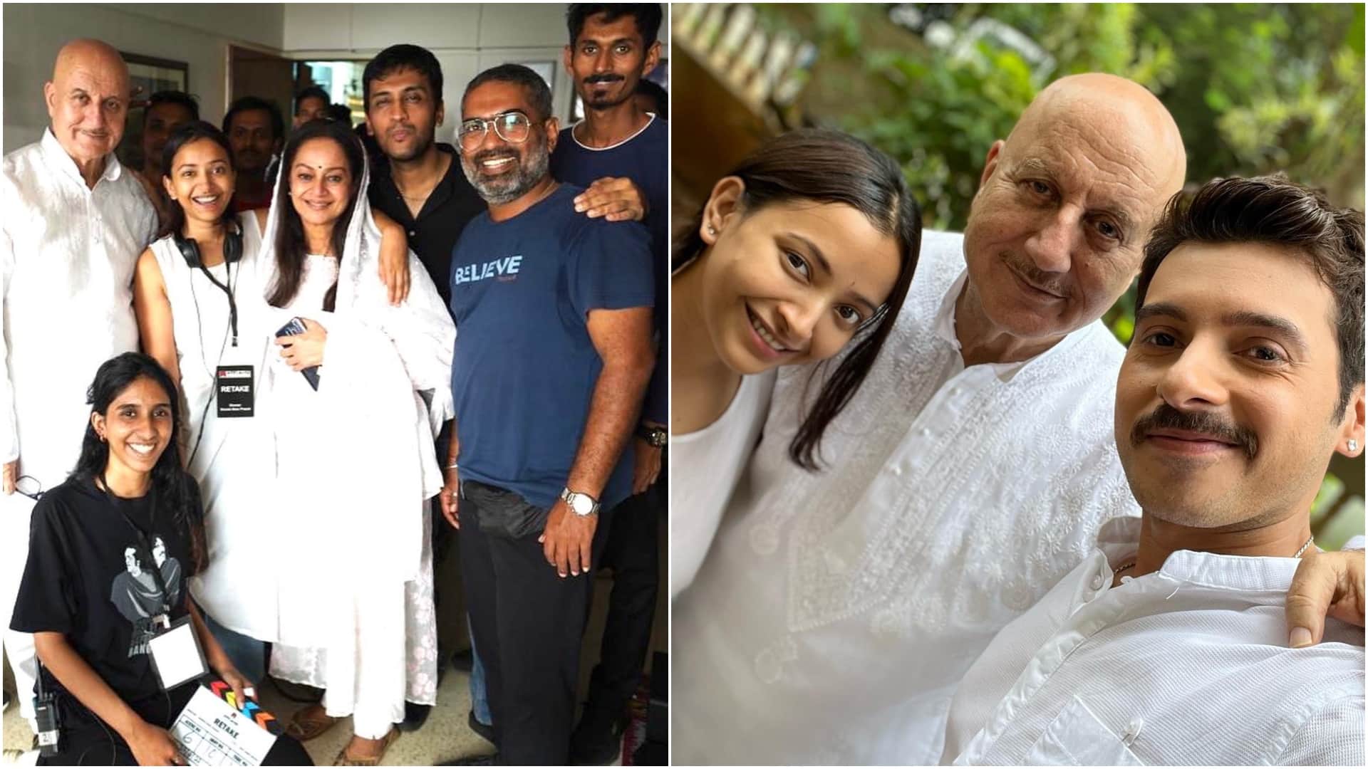 Anupam Kher 530th project is with Shweta Basu Prasad short film retake, actor share good news with fans