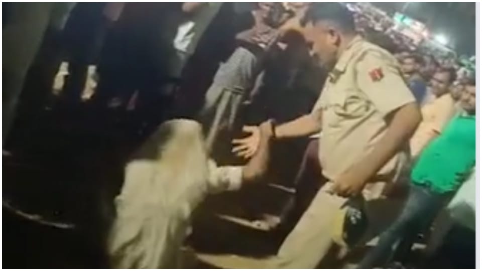 Bharatpur ASI Brutally Beat Up Person Food Thali Fair Kaman