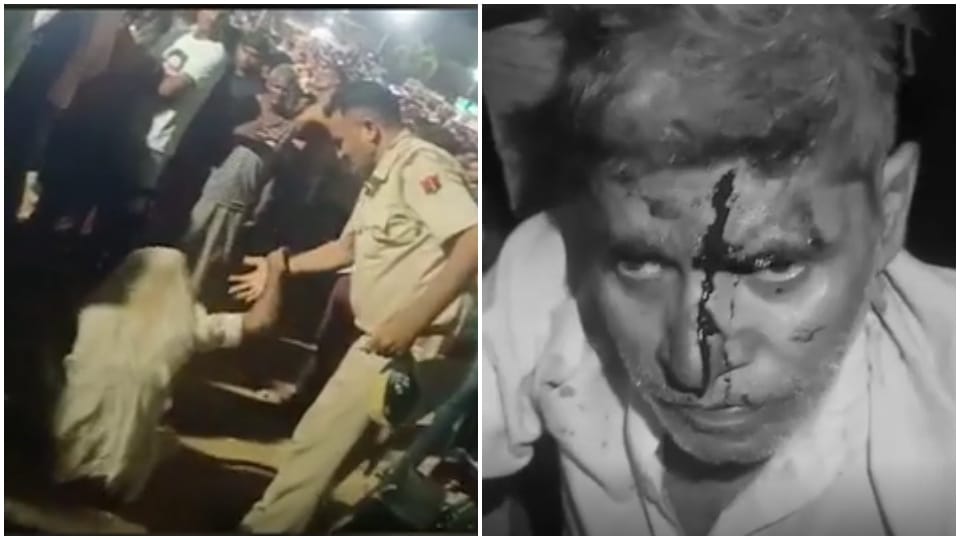 Bharatpur ASI Brutally Beat Up Person Food Thali Fair Kaman