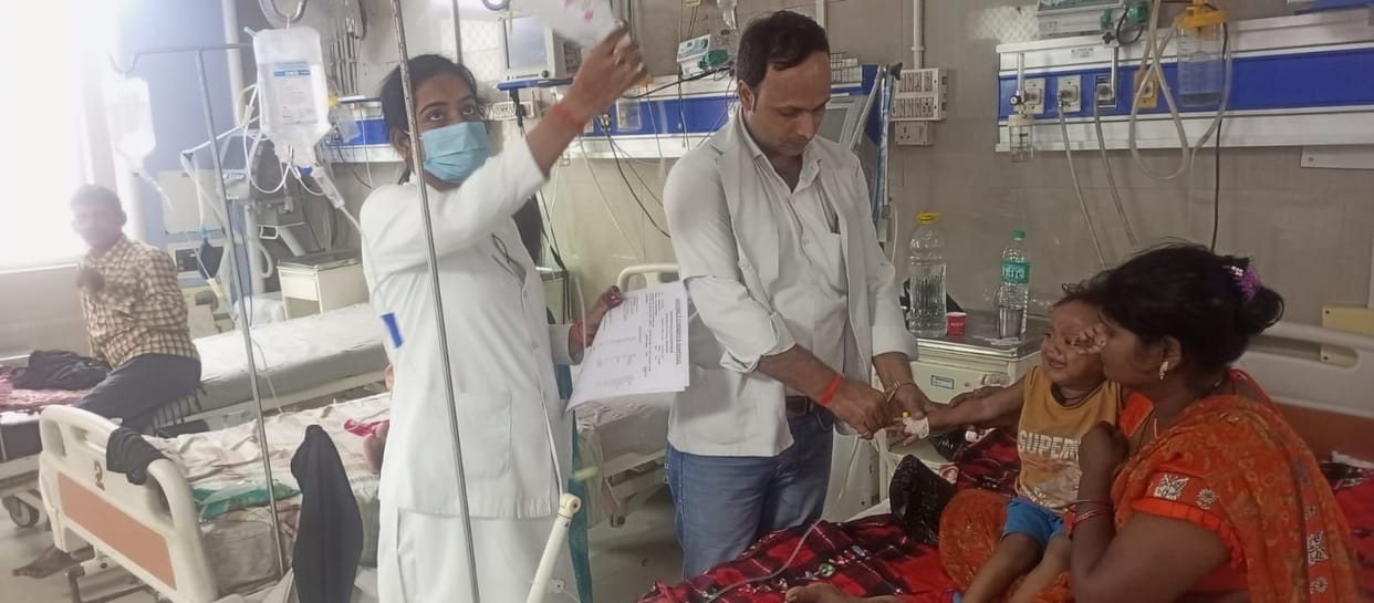 The system failed in front of the crowd of patients