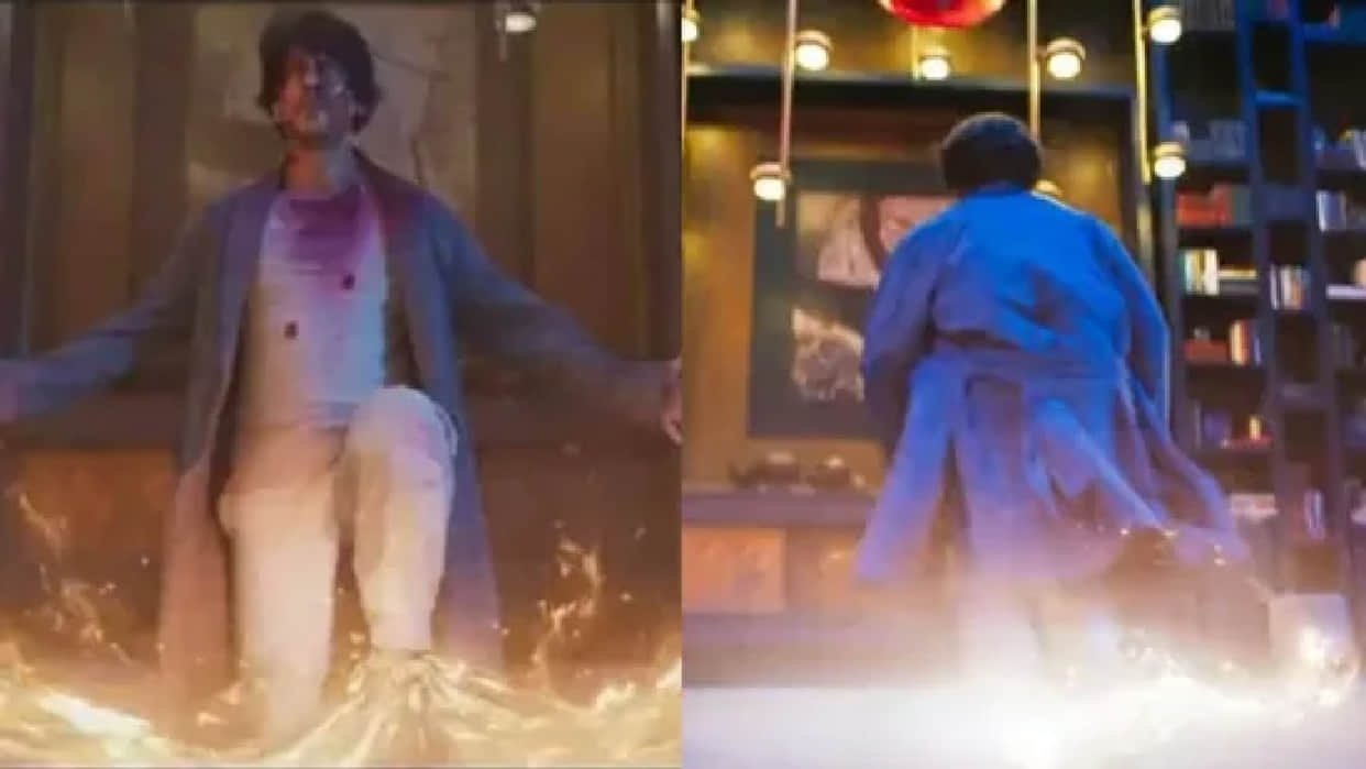 Brahmastra: Karan Johar share a clip of vanarastra in a fighting scene, fans cheers for Shah Rukh Khan Cameo