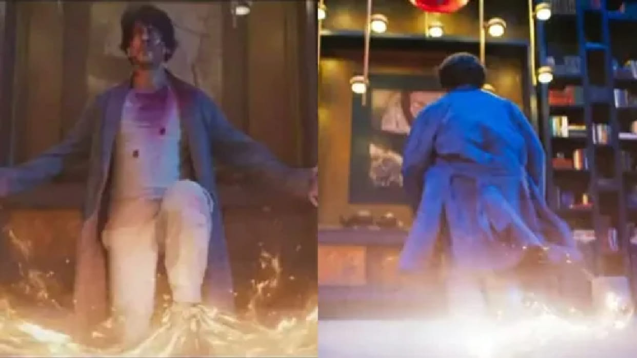 Brahmastra: Karan Johar share a clip of vanarastra in a fighting scene, fans cheers for Shah Rukh Khan Cameo