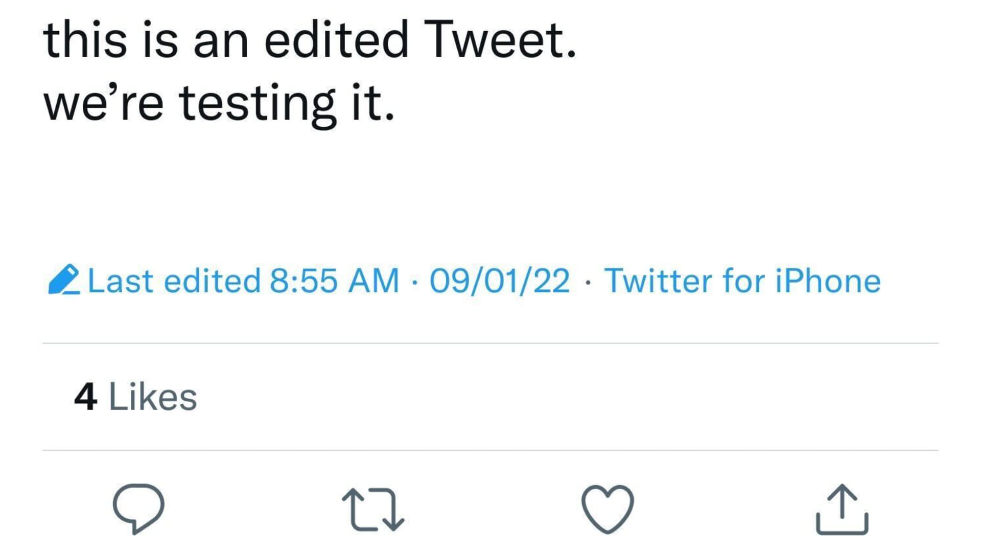 Edit Tweet feature