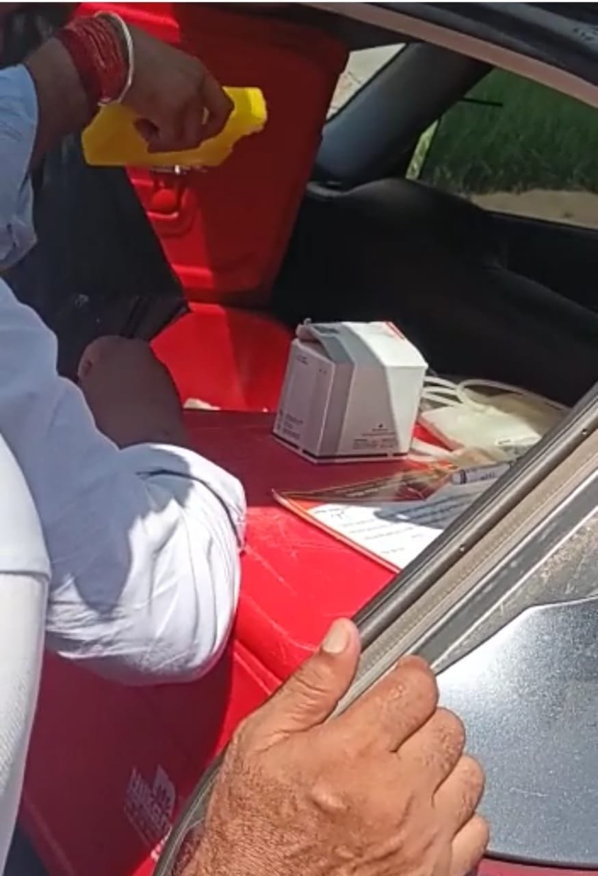Blood donation camp set up in Bahia without approval, two arrested