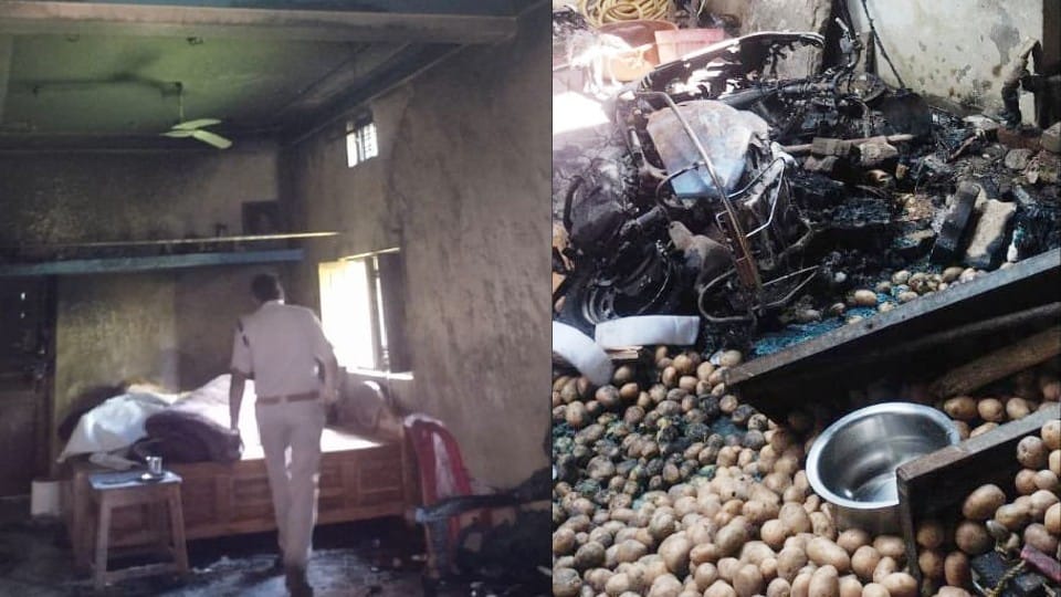 Chhindwara: Five members of the family were scorched by the fire in the house