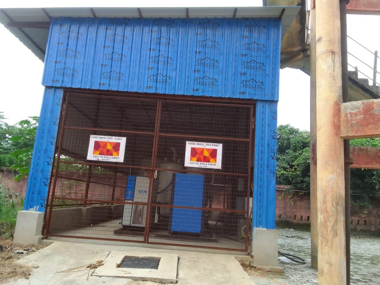 One oxygen plant is bad for 15 days, the other closed