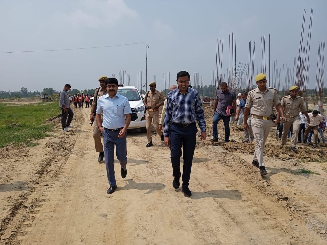 Expressed displeasure over slow construction work
