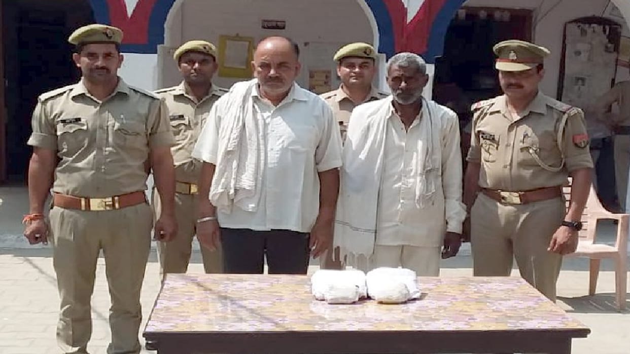 Two arrested with opium worth six lakhs in Shamli