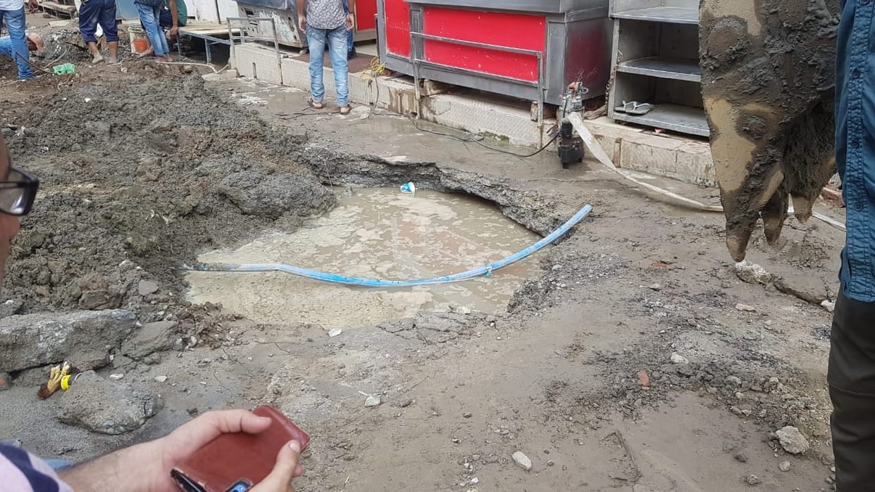 The delay in the construction of smart road is heavy on the passers-by
