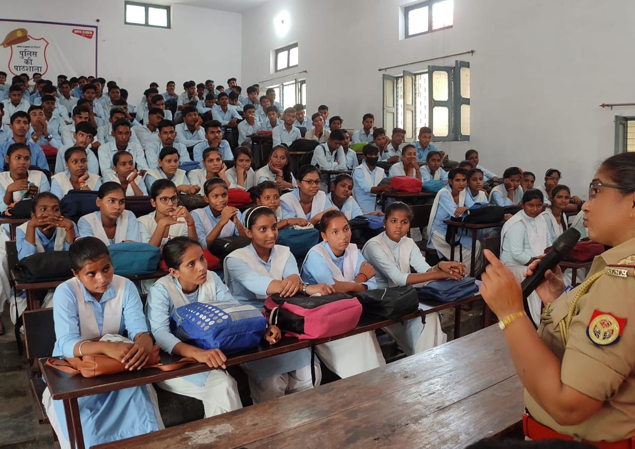 UP Police made students aware about cyber crime