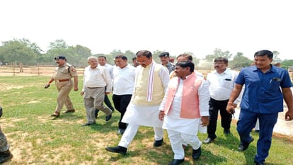 Deputy CM Keshav Prasad Maurya reached Sonbhadra to know the reality of development works