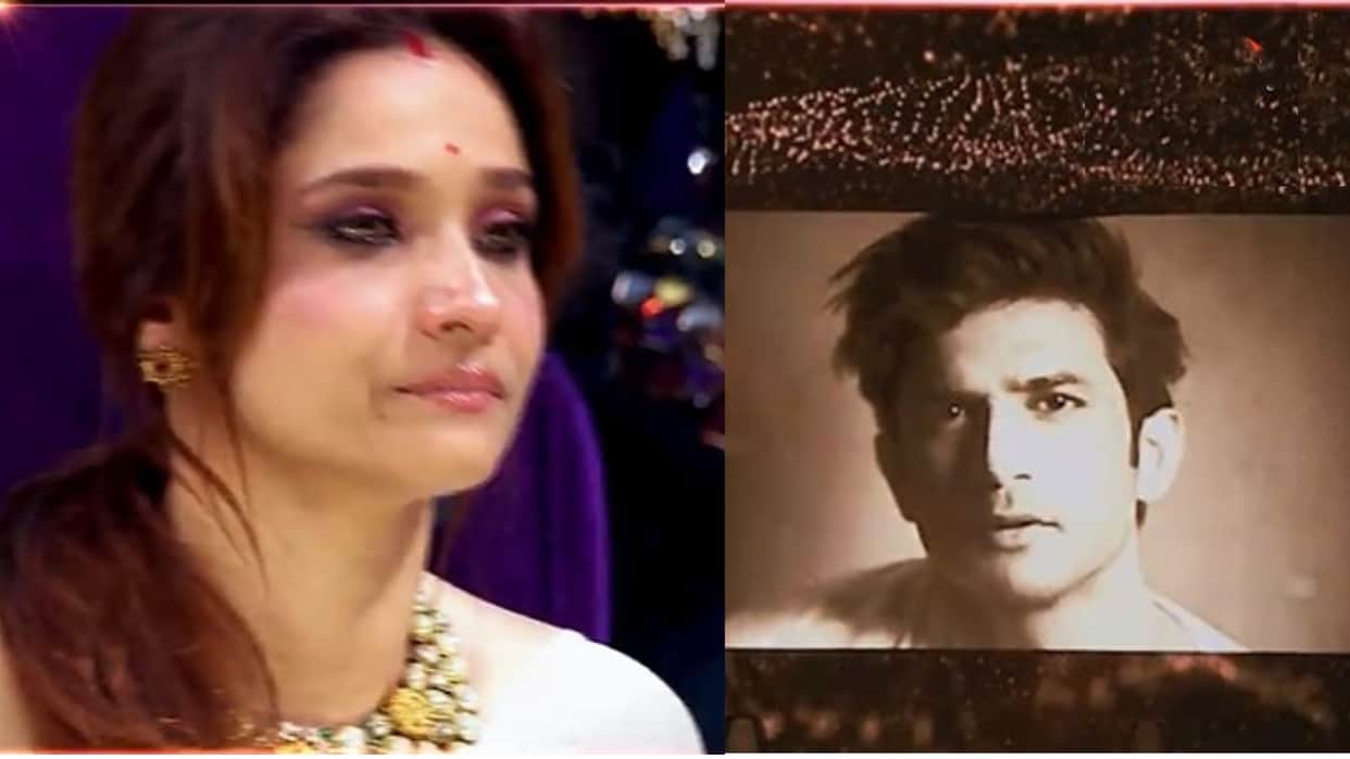 ankita lokhande gets emotional after did super mom contestant pays tribute to sushant singh rajput watch