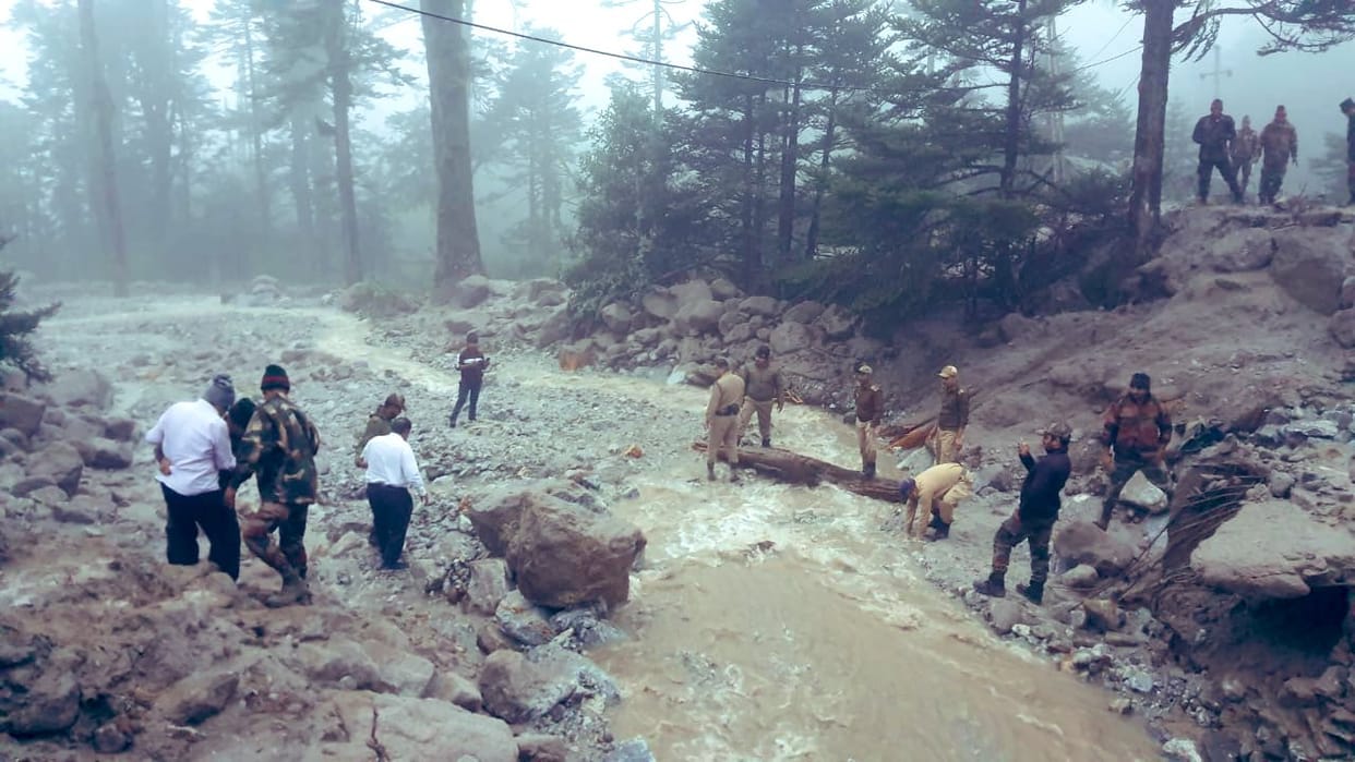 Indian Army carries successful rescue Mission Saving 74 Tourists Stuck in Landslide in Sikkim
