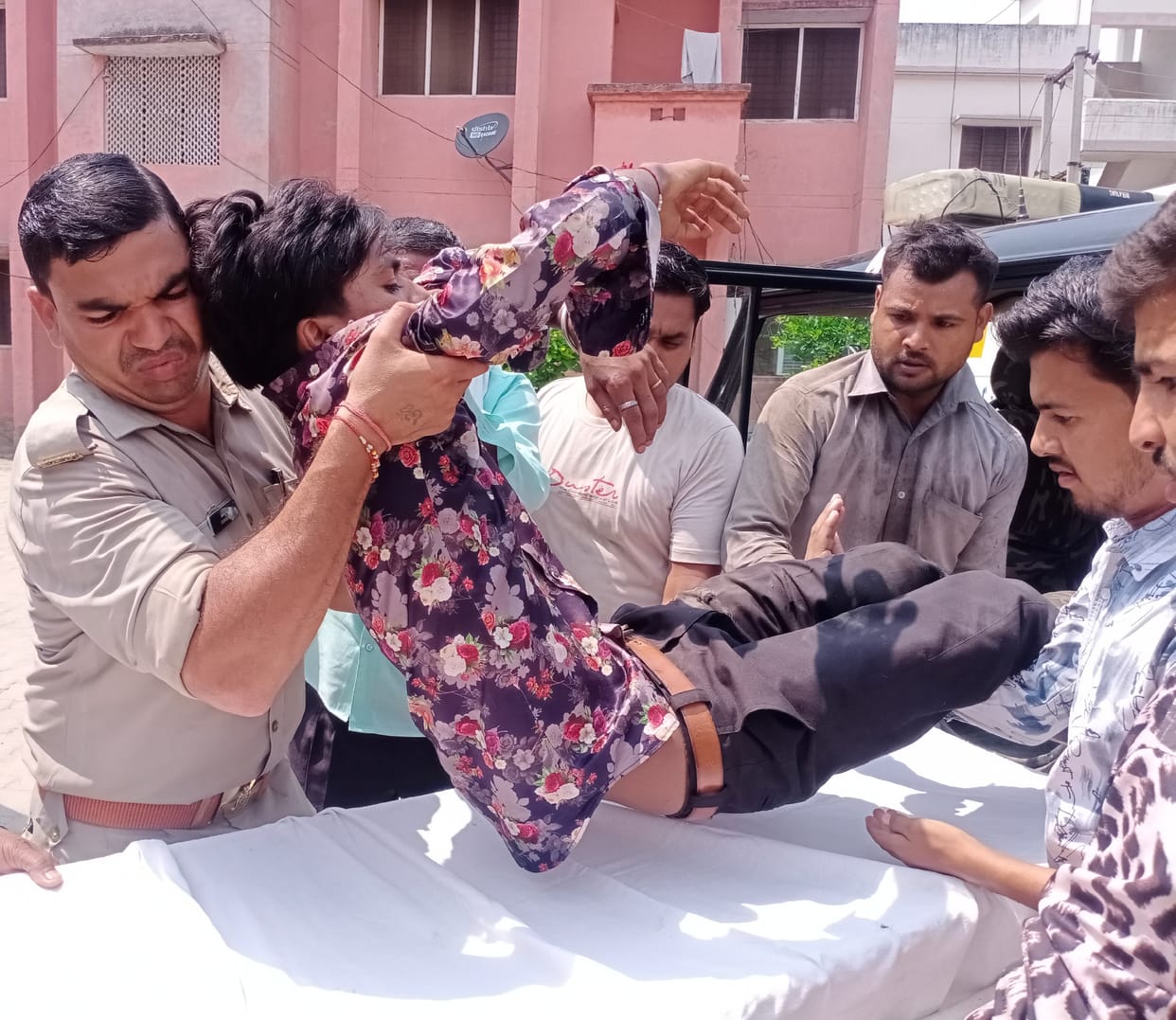 Teacher beat up class eight student in Bhokarheri, uproar