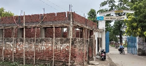 Pucca constructions being done by occupying government land