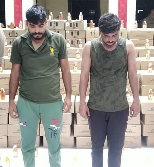 Two arrested with country liquor worth 12 lakhs
