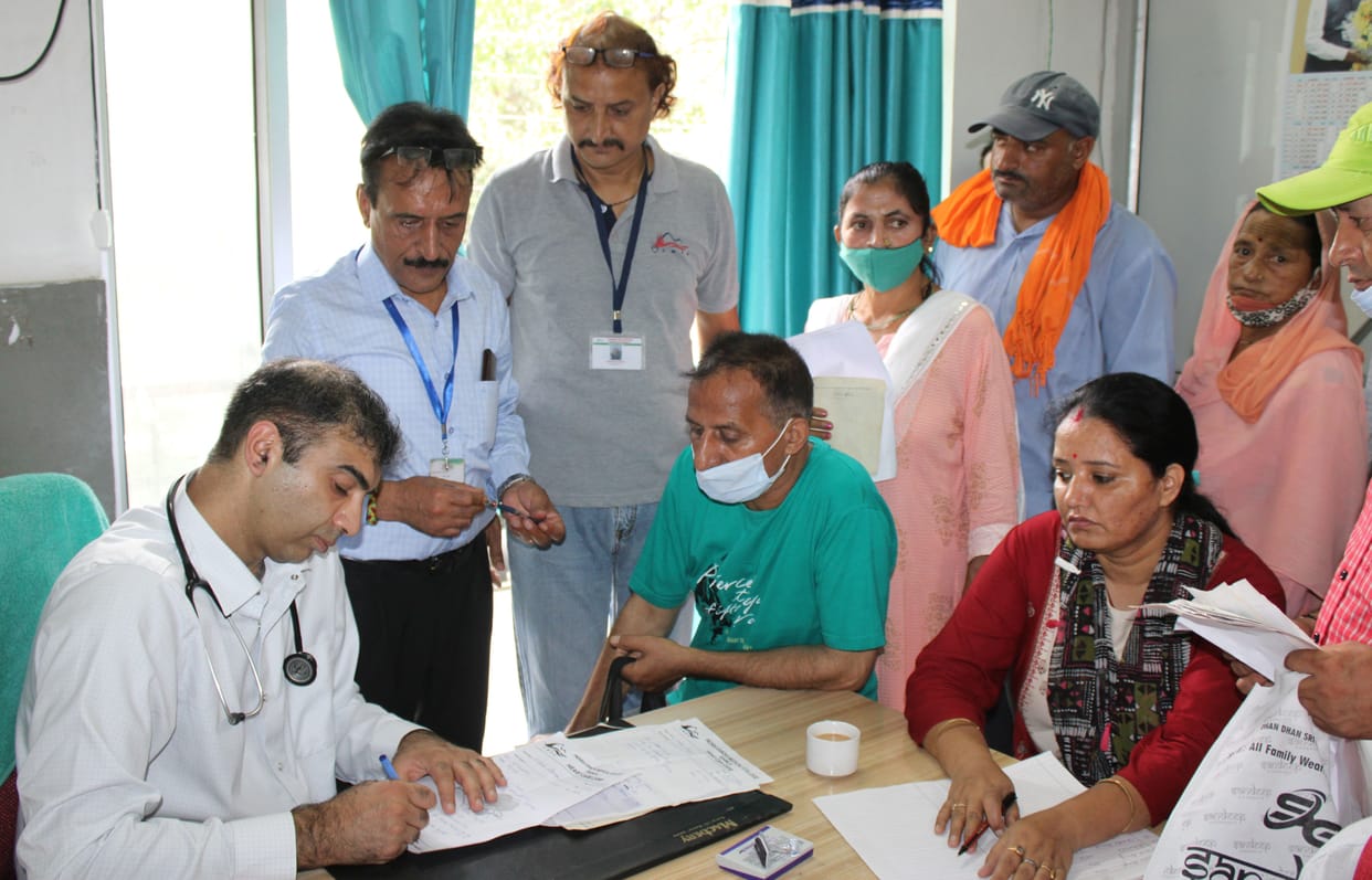 Three patients referred to Shimla for bypass surgery